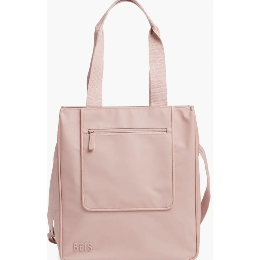 NWT BEIS The North To South Tote Bag in Atlas Pink